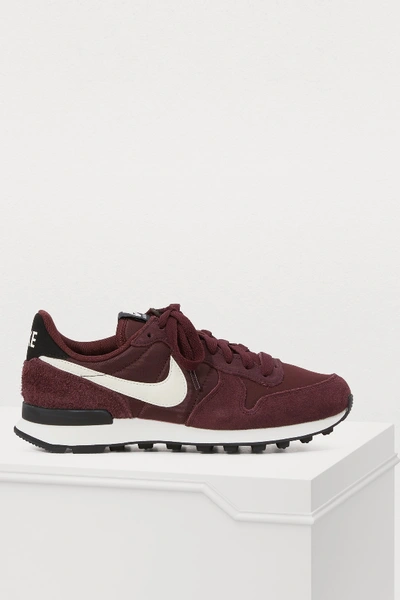 Nike Internationalist Sneakers In Burgundy Crush/summit White-black |  ModeSens