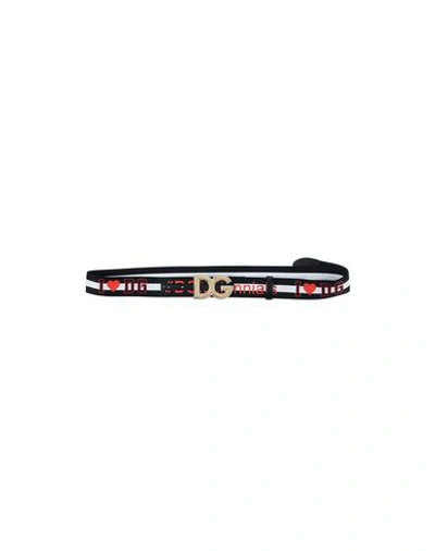 Dolce & Gabbana Belts In Black