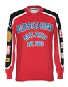 Moschino Sweaters In Red