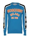 Moschino Sweater In Azure