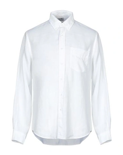 Aspesi Mandarin Collar Shirt In White
