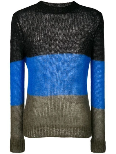 Walter Van Beirendonck Sheer Sweater In Black