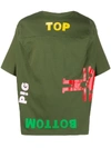 Walter Van Beirendonck Top/bottom T-shirt - Green