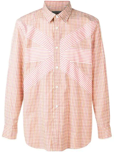 Pre-owned Comme Des Garçons 1996 Checked Shirt In Red