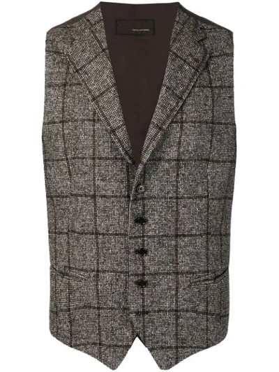 Tagliatore Dennis Waistcoat - Brown