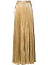 Alexis Luxor Pleated Maxi Skirt In Gold