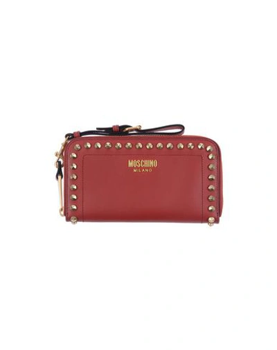 Moschino Wallet In Red