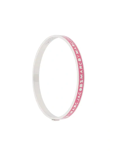 Marc Jacobs Logo Bracelet In Pink