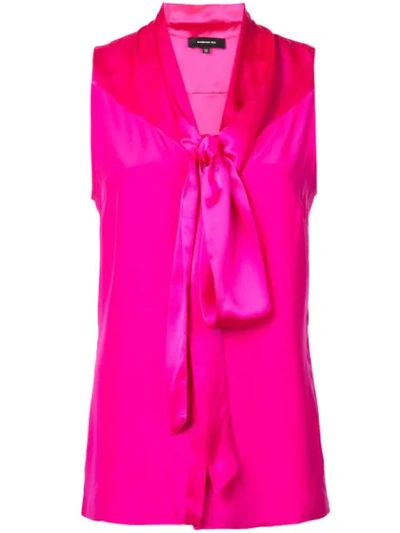 Barbara Bui Pussy Bow Blouse In Pink