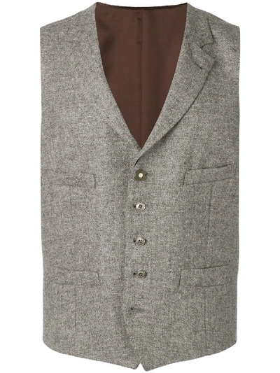 Lardini Marl Waistcoat - Grey