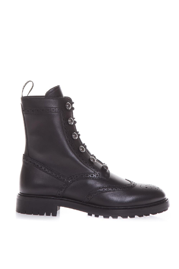 dior lace up boots