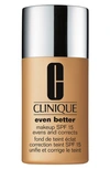 Clinique Even Better Makeup Broad Spectrum Spf 15 Foundation Wn 114 Golden