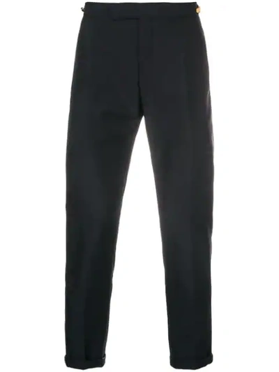 Thom Browne Selvedge Stripe Skinny-fit Trouser In Blue