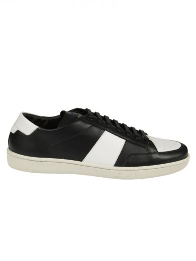 Saint Laurent Classic Sneakers In Black/white | ModeSens