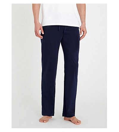 Polo Ralph Lauren Cotton-jersey Pyjama Bottoms In Cruise Navy