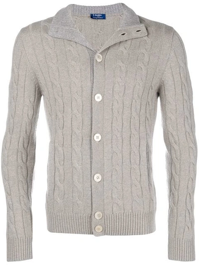 Barba Button Up Cardigan - Neutrals