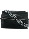 Givenchy Mini Pandora Nylon Shoulder Bag In Black