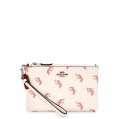 Coach Small Pig-print Leather Pouch