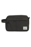 Herschel Supply Co Travel Collection Chapter Toiletry Kit In Black Crosshatch