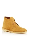 Clarks Men's Leather Chukka Boots In Oak Suede