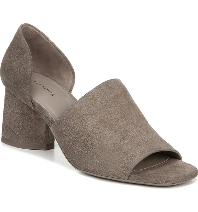 Via Spiga Women's Leah Block Heel Sandals In Cocco Suede