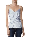 Bailey44 Card Counting Twist-front Camisole In Silver