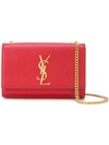 Saint Laurent Monogram Shoulder Bag In Red