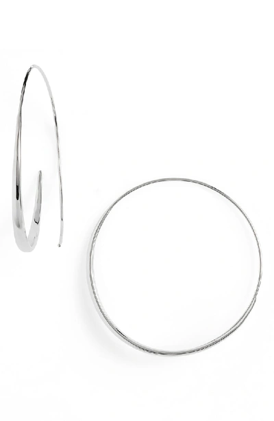 Tom Wood Extra Large Ear Loop Earrings In 925 Sterling Silver