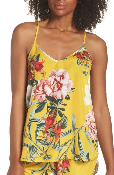 Maison Du Soir Luella Tank In Marigold Floral