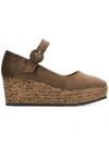 Castaã±er Castañer Wedge Sandals - Brown