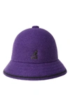 Kangol Cloche Hat In Velvet/ Black