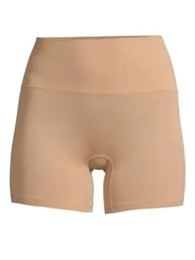 Yummie Shaping High-rise Shorts In Almond