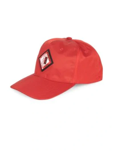 Givenchy 4g Patch Cap In Nylon In Red