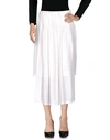 N°21 Midi Skirts In White
