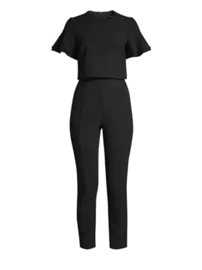Black Halo Syon Two-piece Jumpsuit In Black