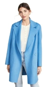 Theory Boy Notch-lapel Wool And Cashmere-blend Coat In Dark Sea Glass