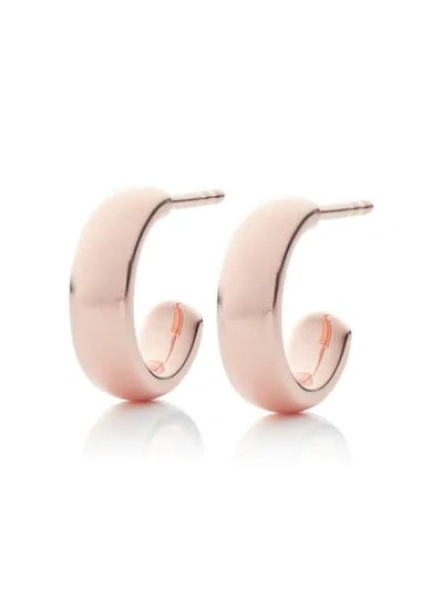 Monica Vinader Fiji Mini Hoop Earrings (online Trunk Show) In Rose Gold