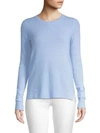 Saks Fifth Avenue Collection Featherweight Cashmere Sweater In Cloud Blue