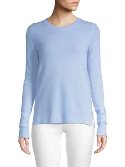 Saks Fifth Avenue Collection Featherweight Cashmere Sweater In Cloud Blue