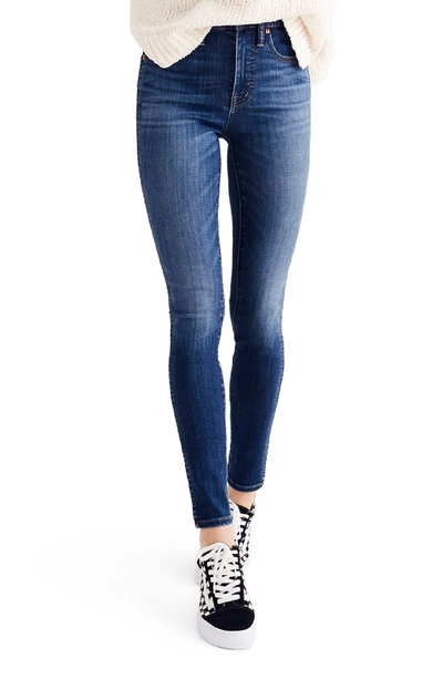 Madewell 10-inch High Waist Skinny Jeans In Danny Wash