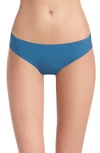 Commando 'butter' Stretch Modal Thong In Thai Blue