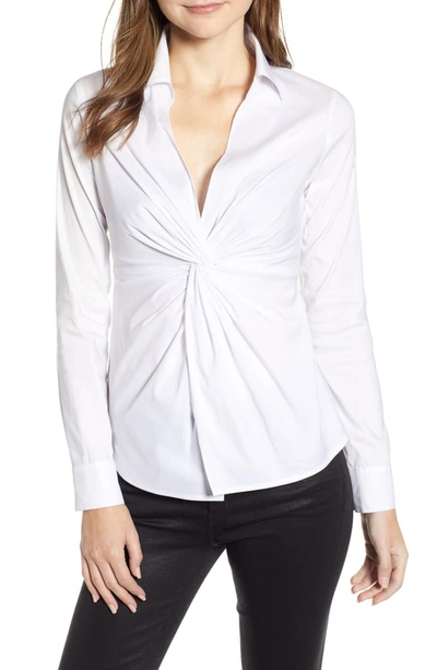 Bailey44 Bailey 44 Tallula Twist Front Shirt In White.