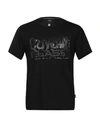 Cavalli Class T-shirts In Black