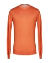 Colombo Cashmere Blend In Orange