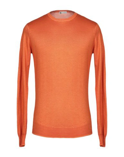 Colombo Cashmere Blend In Orange