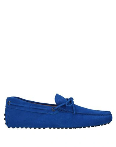 Tod's Loafers In Bright Blue