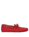 Tod's Loafers In Red