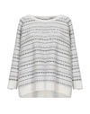 Lamberto Losani Cashmere Blend In Light Grey