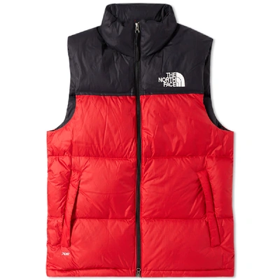 The North Face 1996 Retro Nuptse Vest In Red