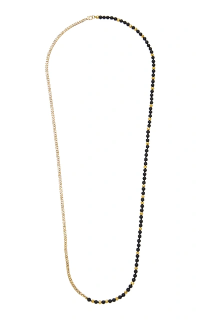 Objet-a La Plage Onyx Necklace In Black